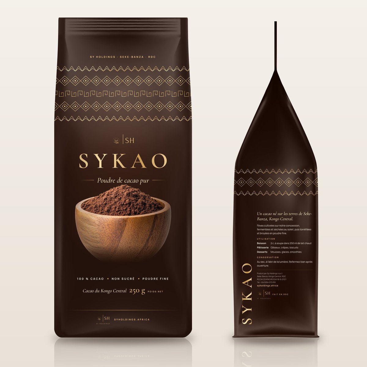 Sachet de poudre de cacao SYKAO